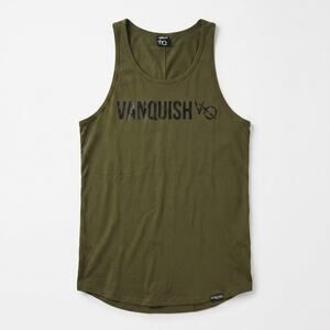 Vanquish Fitness Mens M Athleisure Sportswear Gym Bodybuilding Logo Tank Top
